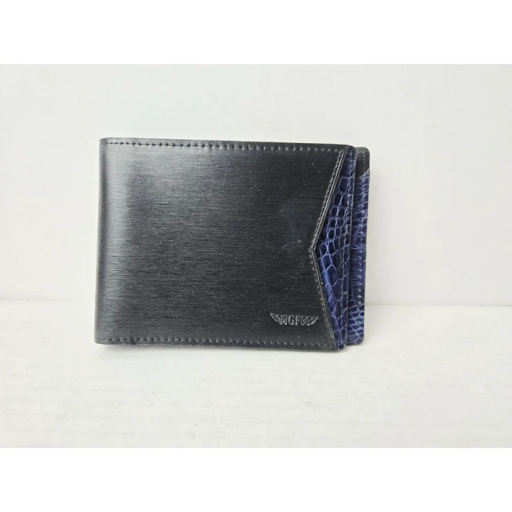 Gian Ferrente genuine‎ leather wallet crocodile mens
